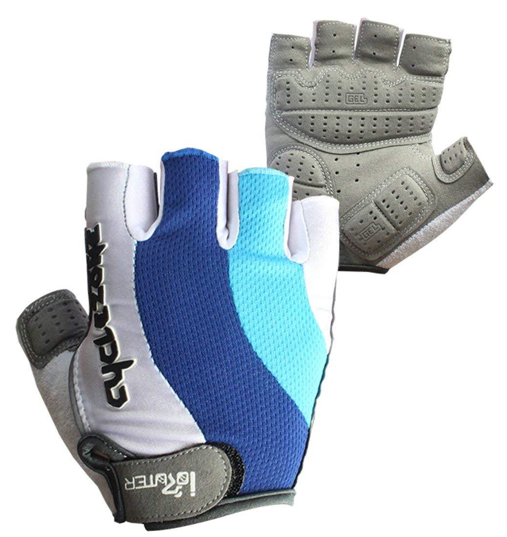 Outdoor Half-finger Riding Gloves Riding Supplies One-word Rice Half-finger Riding Gloves Mountain Bike Supplies