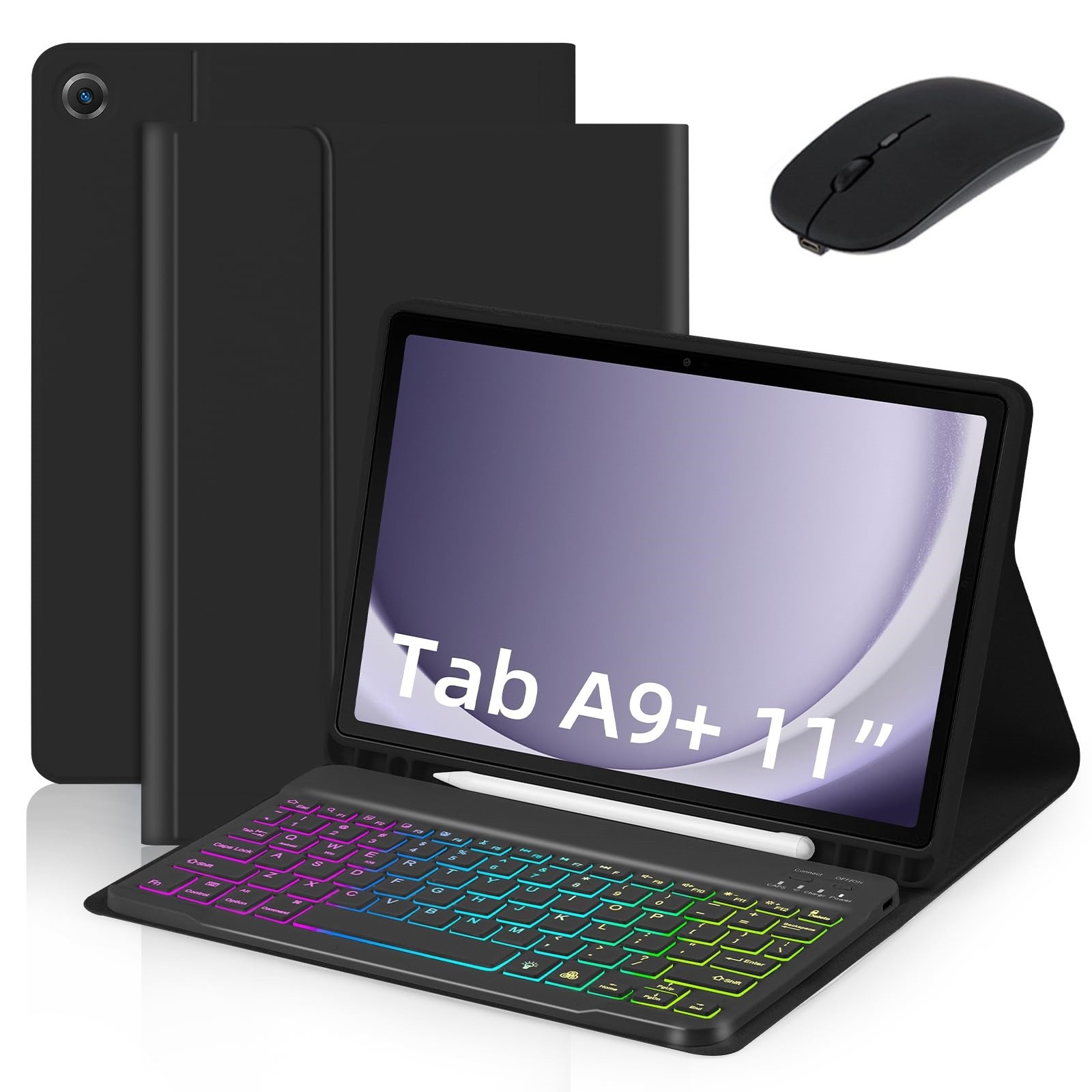 Picture of Bluetooth Keyboard Suitable for Samsung S9 11inch Tablet Protective Case S9/S9Fe Inch Keyboard A8 X205 Protective Case