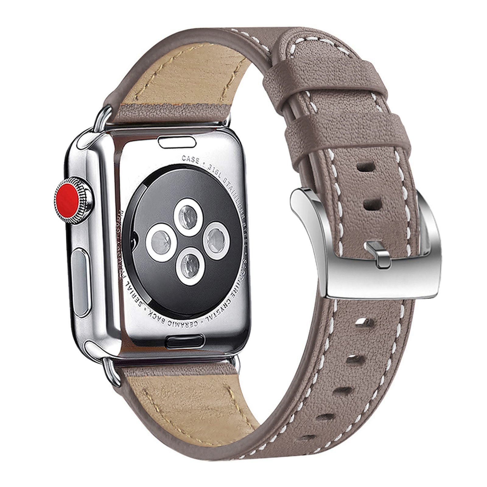 Picture of Suitable for Apple Watch Strap Apple Watchs10 Anti-Scratch Genuine Leather Fashion Strap New Men's and Women's Strap