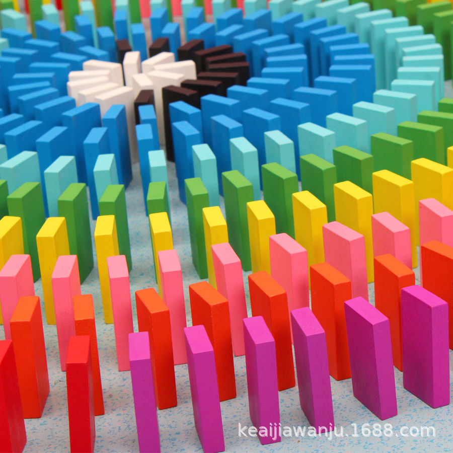 Mechanism Dominoes Kindergarten 6-12 Years Old National Standard Kidsren's Educational Building Blocks for Adult Competitions