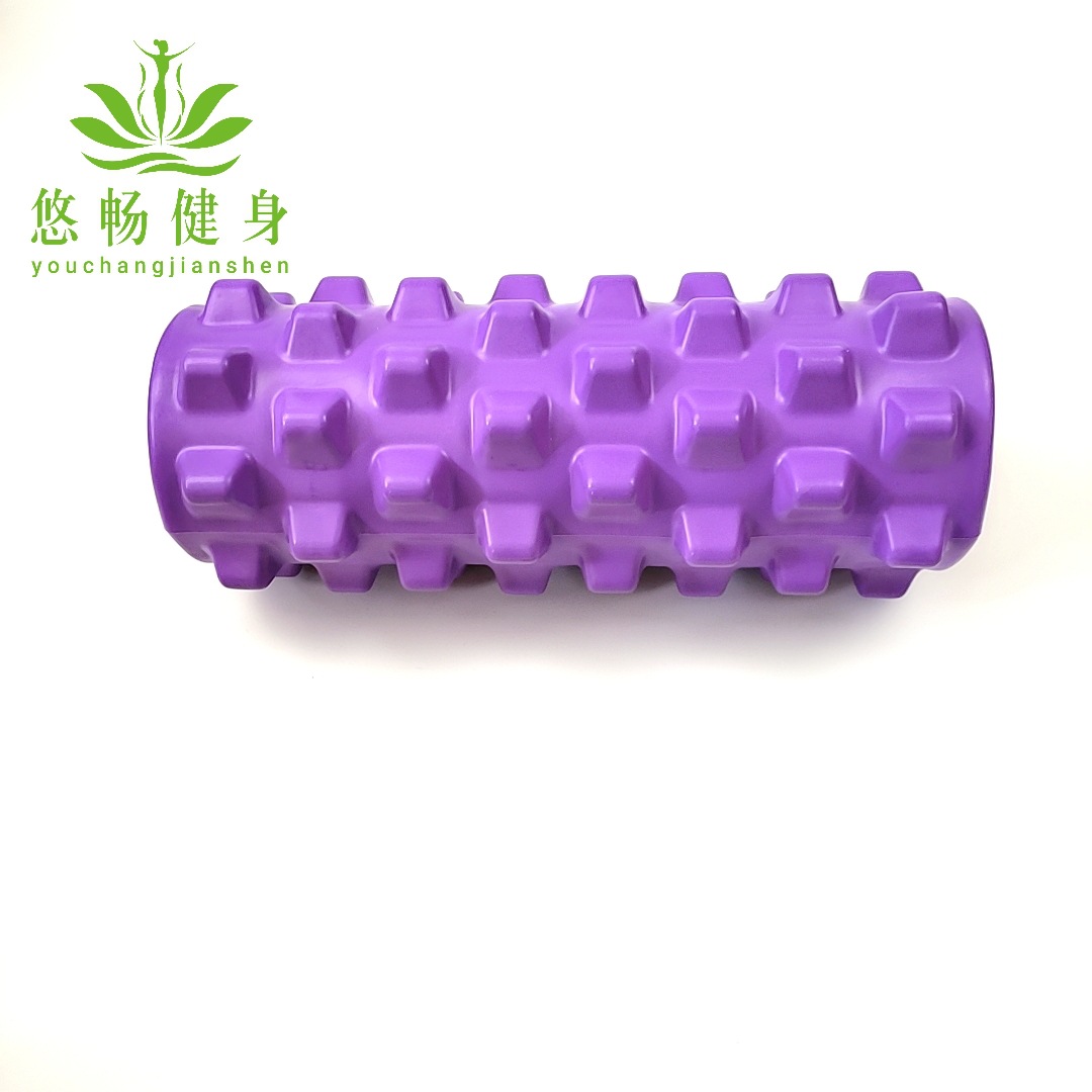 Picture of Eva Hollow Yoga Column 33cm Stereo Dot Mace Muscle Fitness Massage Stick 3D High Hardness Foam Shaft