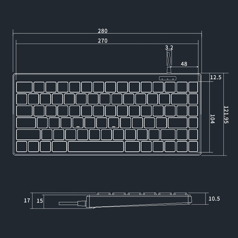 Picture of Star Epai AC84 Wired PS/2 Industrial Equipment Cabinet Laptop USB Keypad Office Wired