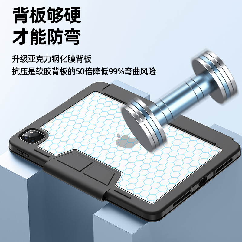 Picture of Suitable for Apple 10.2 inch flat 10.9 inch air45 with Pen slot protective shell anti-fall 12.9 inch anti-bending shell