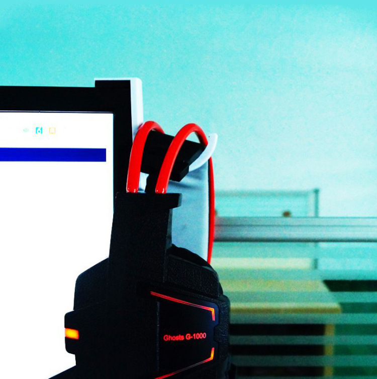 Picture of Internet cafe headset small hook headset holder headset rack computer headset receiver hook explosions