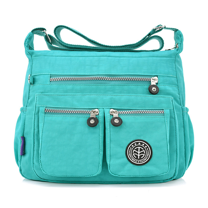 Picture of One-Piece Hair Simple All-Match Shoulder Bag Women's Waterproof Nylon Cloth Bag Casual Large Capacity Lightweight Travel Crossbody Bag