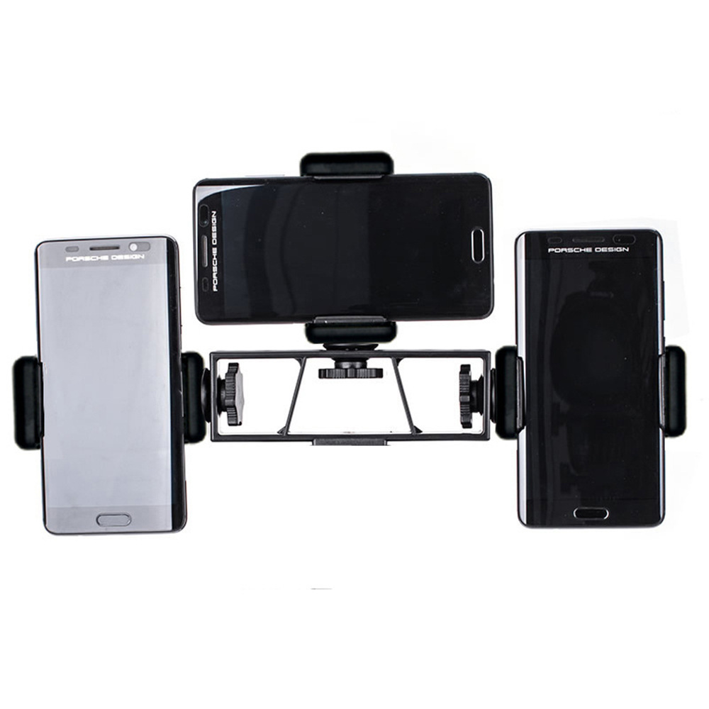 Picture of Tripod extension stand anchor live broadcast mobile phone expansion bracket metal three-position multi-position expansion mobile phone bracket