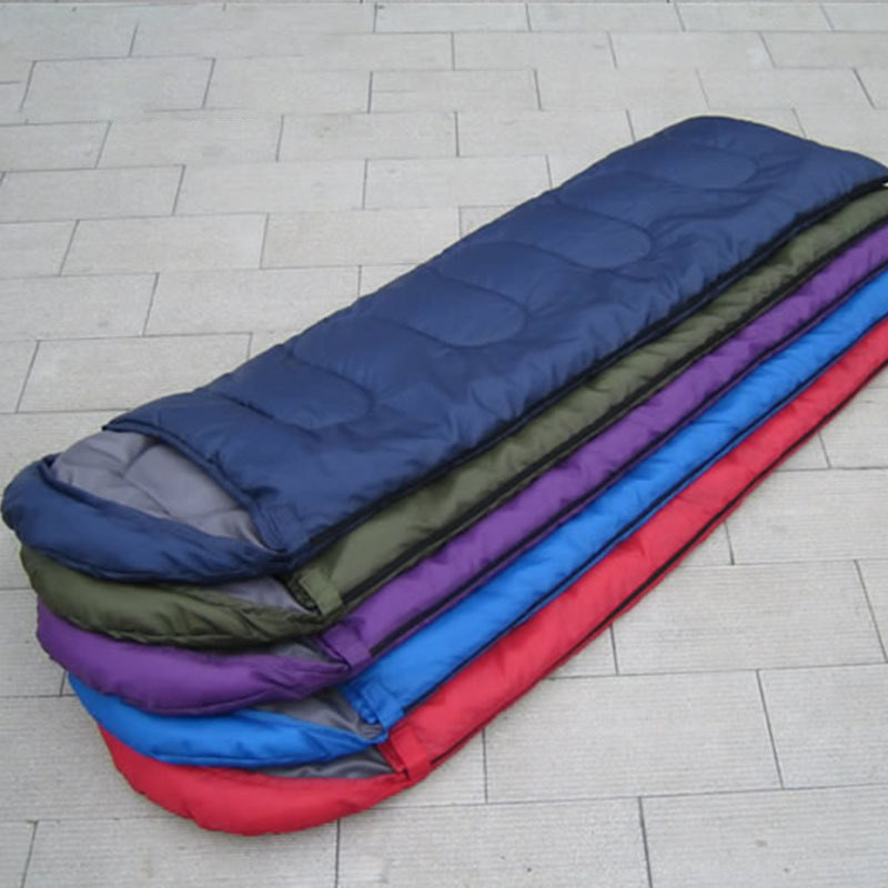 Picture of Outdoor Camping Envelope Sleeping Bag Three-Season Sleeping Bag Spring and Summer Hollow Cotton Sleeping Bag Outdoor Travel Adult Sleeping Bag