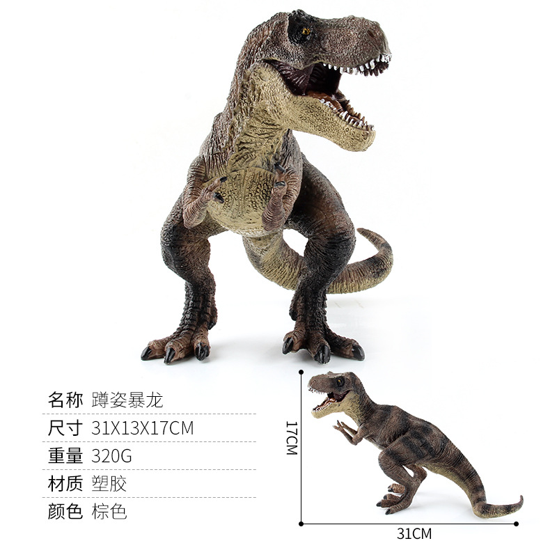 Picture of Animal Jurassic Dinosaur Model Series, Simulated Tyrannosaurus Dinosaur World, Various Static Toy Models