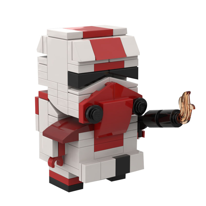 Picture of MOC Block Toy Gift Square Head Compatible Lego Star Wars Mandalorian Incinerator Spitfire Storm