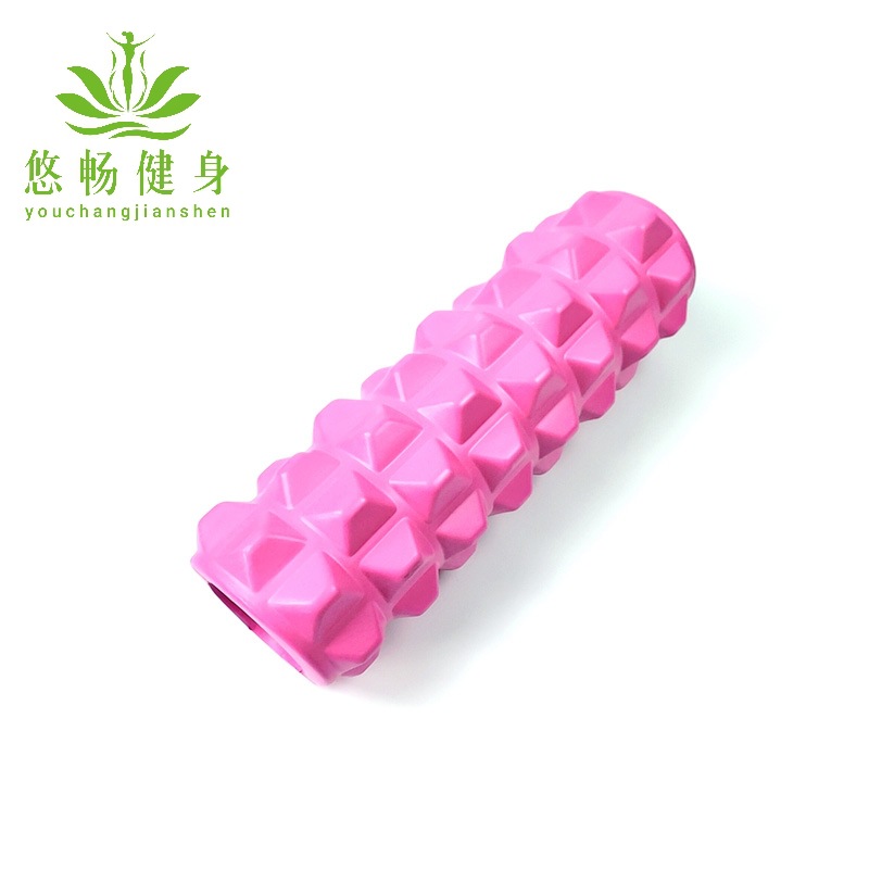 Picture of Eva Hollow Yoga Column 33cm Stereo Dot Mace Muscle Fitness Massage Stick 3D High Hardness Foam Shaft