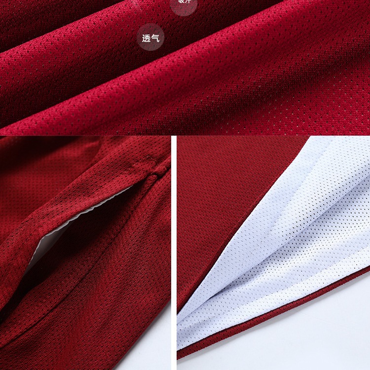 Picture of Double-sided Basketball Suit suit Men's Mesh Breathable Competition Suit Group Buying Children's Personalized Jersey Printing Printing