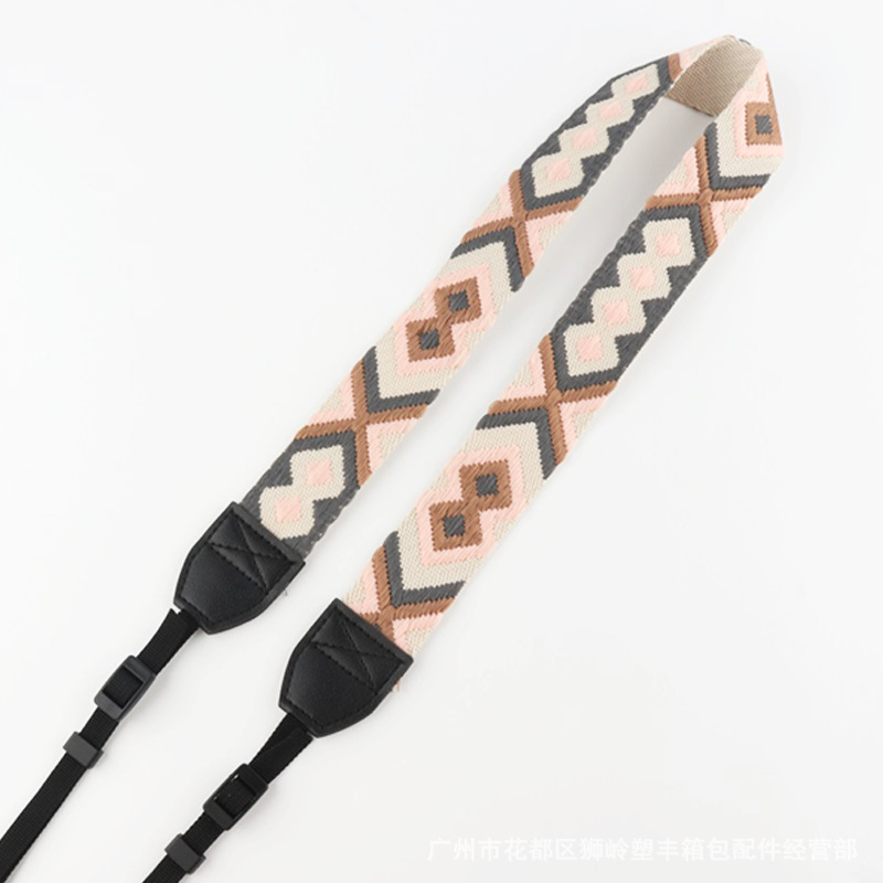 Picture of SLR Camera Shoulder Strap Camera Strap Waterproof Shock Absorbing Decompression 3.8cm Ethnic Jacquard Camera Strap