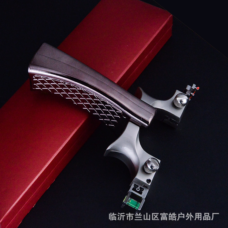 Picture of New slingshot alloy laser level fast flattening leather free elastic rack outdoor competitive bow accessories wholesale