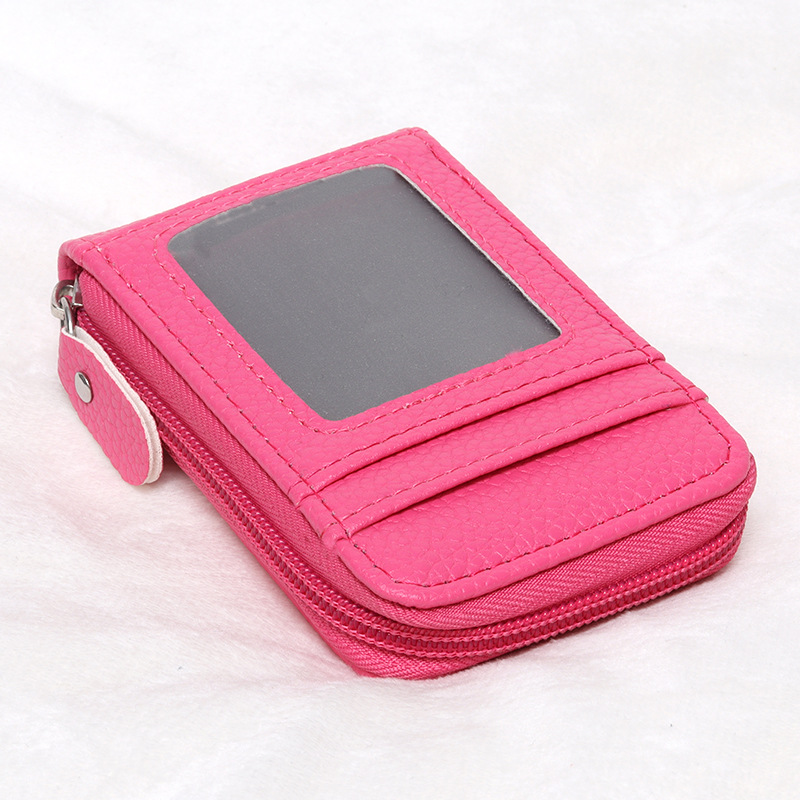 Picture of Cross-border New Arena Card Bag Korean-style Portable Women's Short Bank Card Holder Business Card Holder Vertical Zipper Clutch