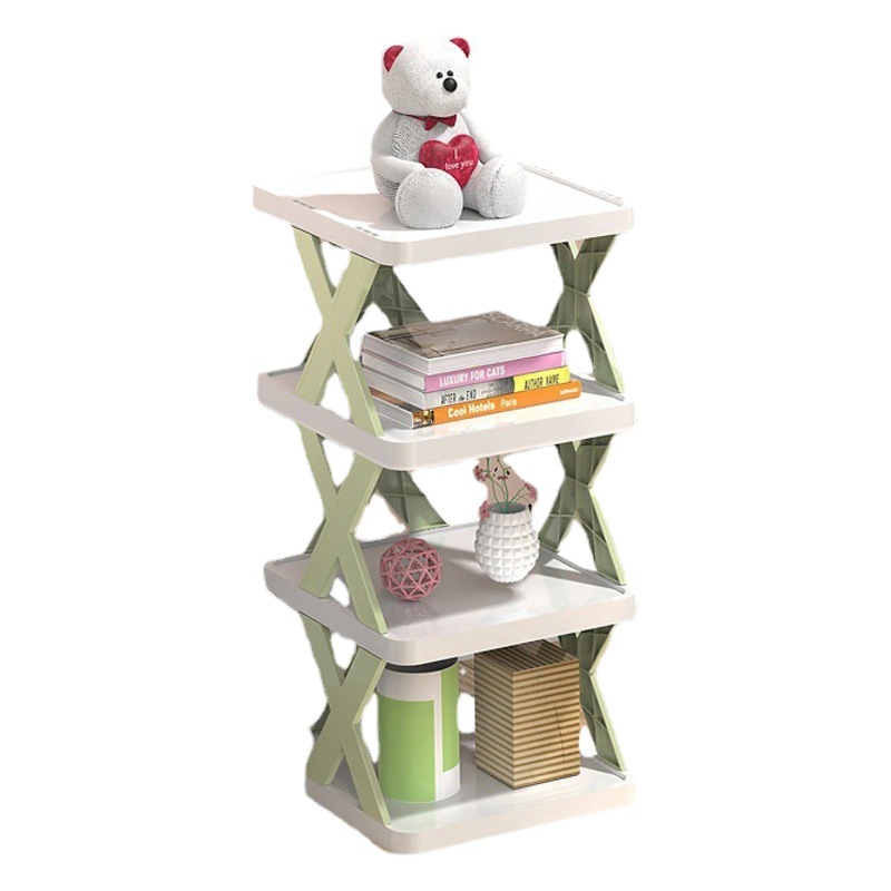 Multi-layer creative shoe rack household Internet celebrity small shoe cabinet dormitory door installation-free simple folding space-saving storage rack