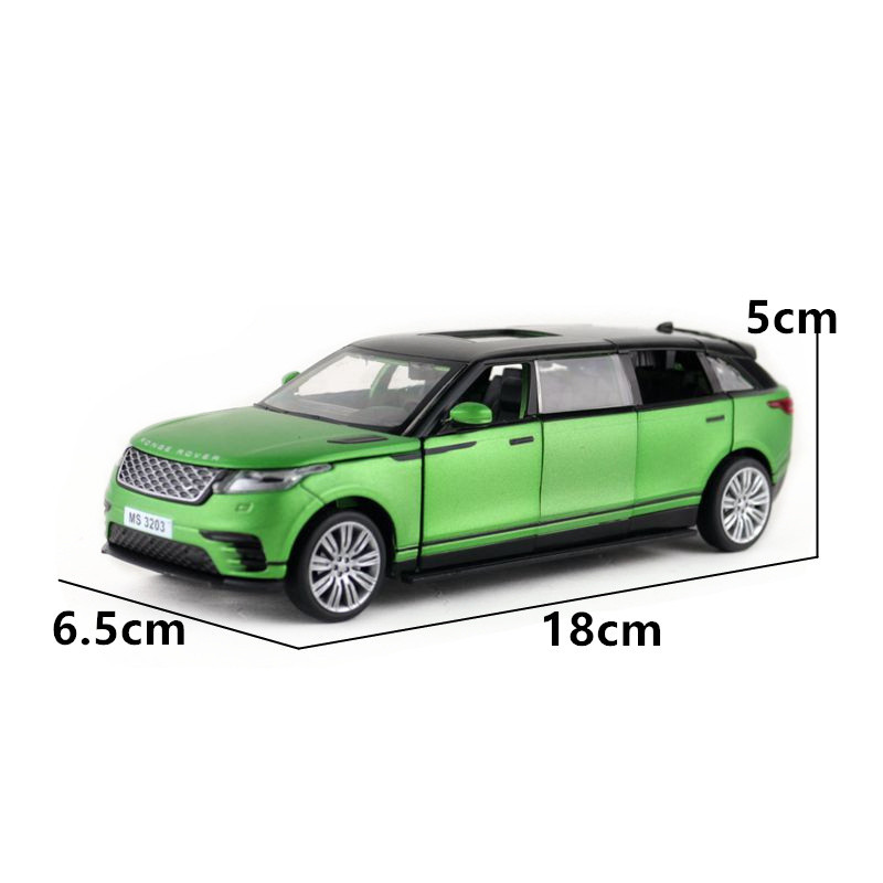 Picture of Mingsheng alloy model children's toy simulation 1:32 Land Rover Star luxury car acousto light back open window box