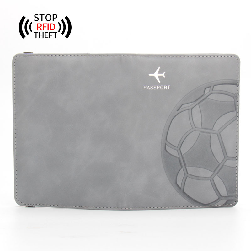 Picture of RFID anti-magnetic football Passbook holder Qatar World Cup air ticket holder multi-card seat strap travel Passbook Holder