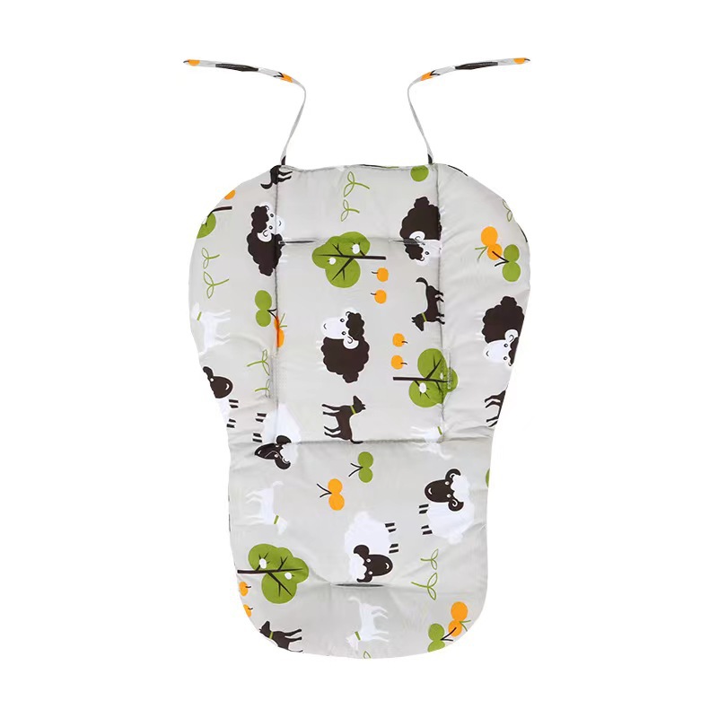 Picture of Factory stroller cotton pad thickened warm trolley cushion baby dining chair baby stroller universal stroller mat