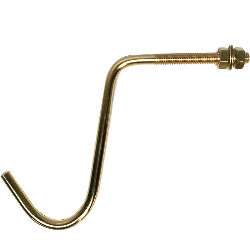Picture of Billiard Table Rack Rod with Copper-Plated Hook Rack, Hanging Rod Device with Copper Hooks, Cue Rod Hook Rack, Tripod Iron Hook for Hanging Rods