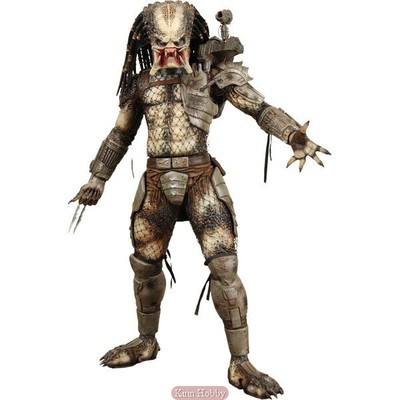 Picture of NECA7-inch iron warrior 25th anniversary Predator P1 Yuanzu battle damage open mouth Iron Blood hand-made model