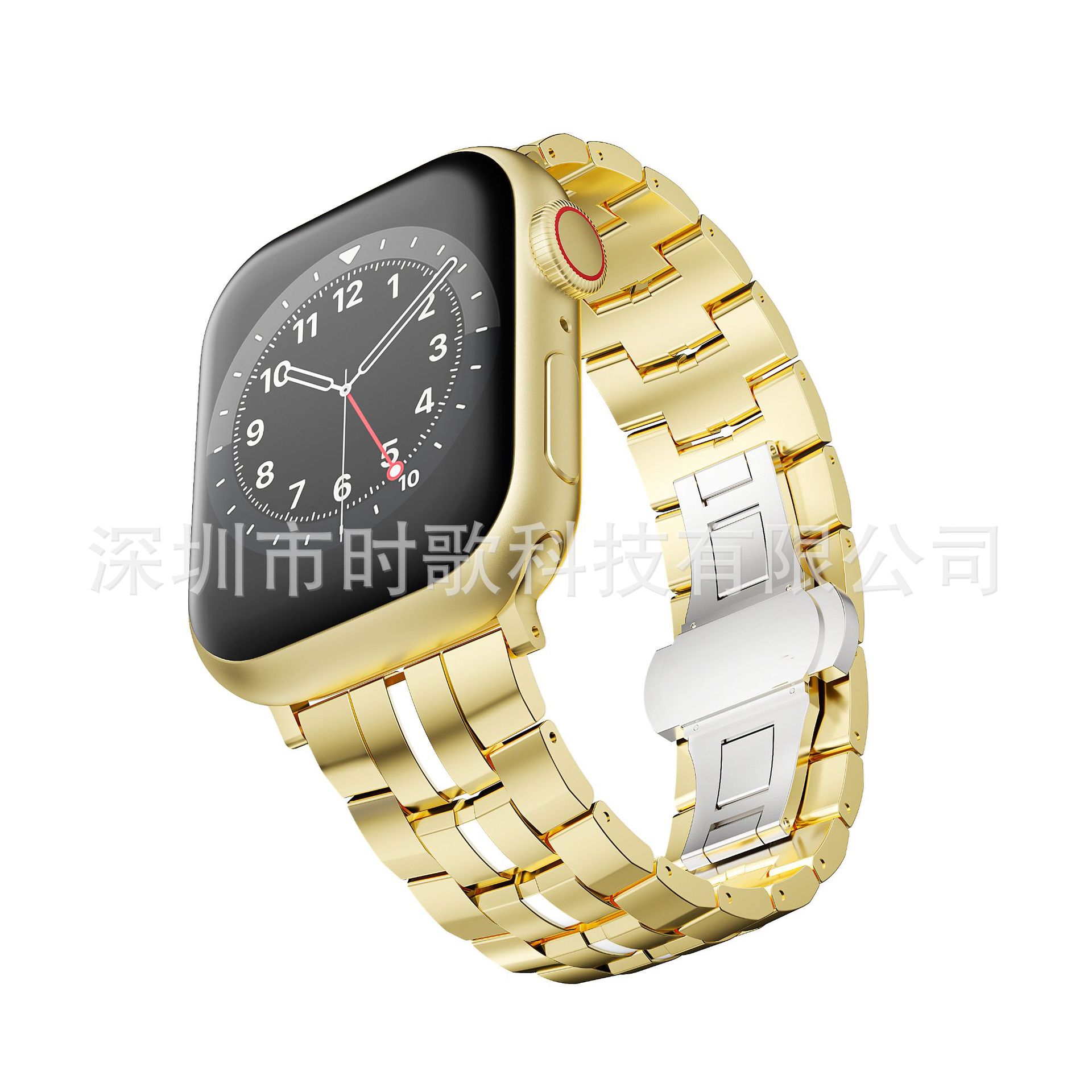 Picture of Suitable for Apple Watch Strap Applewatch S10 Generation 469mm Classy Business Metal Steel Strap Wholesale