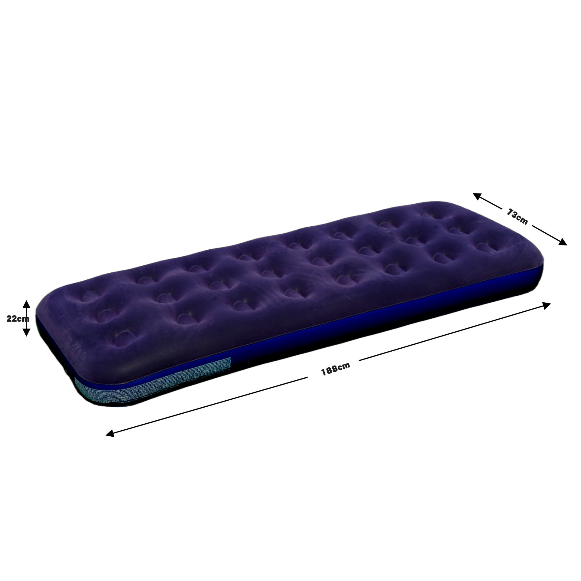 Picture of Cross-Border Popular Combination Pvc Flocked Inflatable Mattress Outdoor Camping Tent Sleeping Pad Floor Mat Home Air Mattress
