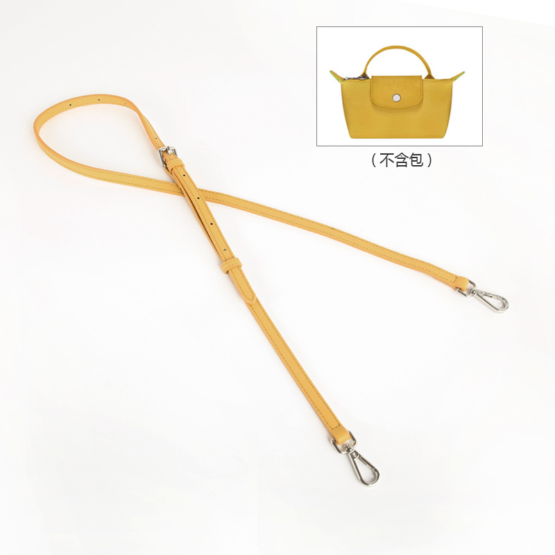 Picture of Mini Dumpling Bag Cowhide Shoulder Strap Punch-Free Crossbody Bag with Mini Adjustable Replacement Genuine Leather Strap