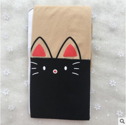 Picture of Girls Pantyhose Girls Pantyhose Velvet Stitching Anti-hook Silk Cartoon Student Baby White Children Dance Socks
