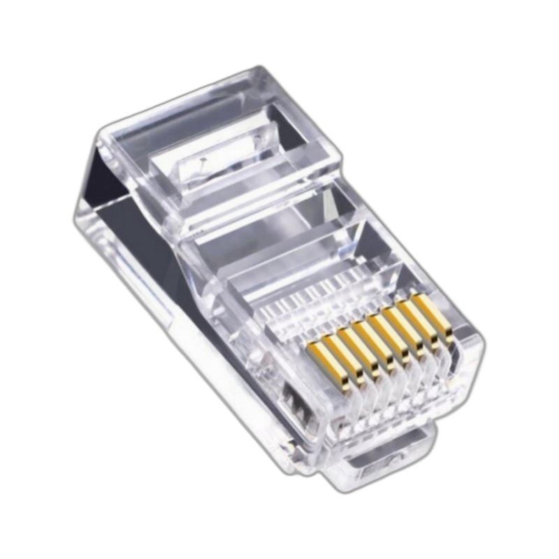 Picture of Yongwei Copper Gold Plated Super Class 5 Unshielded Crystal Head RJ45/8P8C Network CAT5e Computer Network Wire