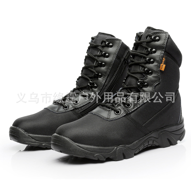Picture of Cross-border source outdoor camouflage boots high-top desert boots military fans hiking hiking shoes Special Forces boots men's spot