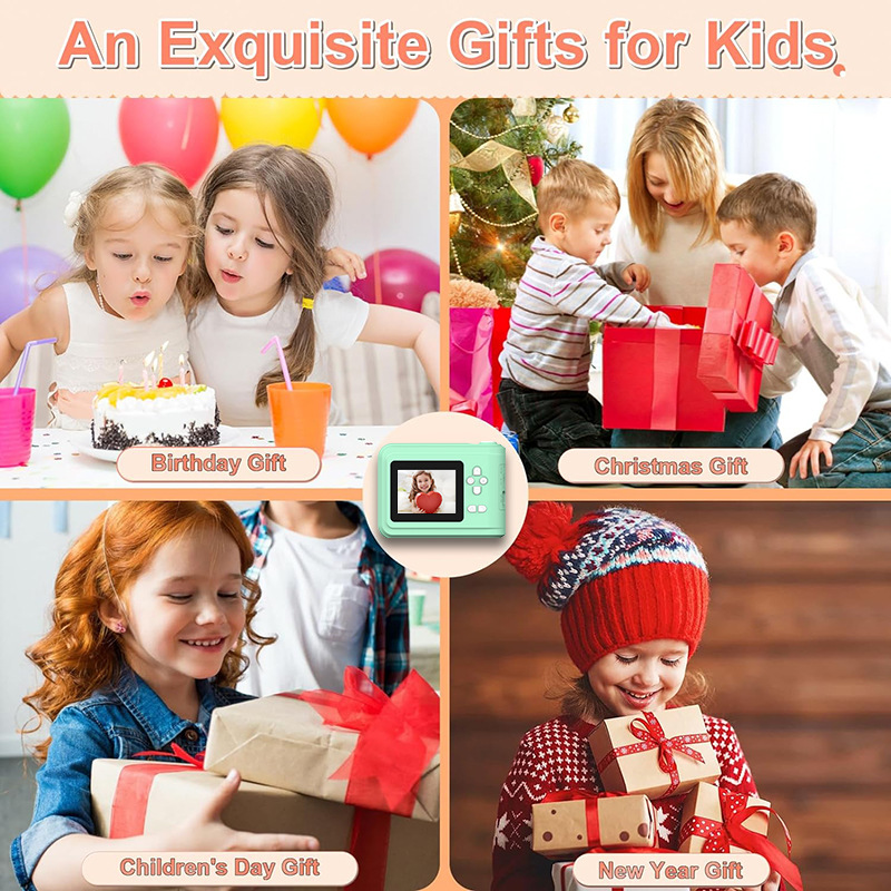 Picture of Cross-border New-style Children's Printing Camera on behalf of the New-style Shooting and Printing Photo Video Game Multi-function