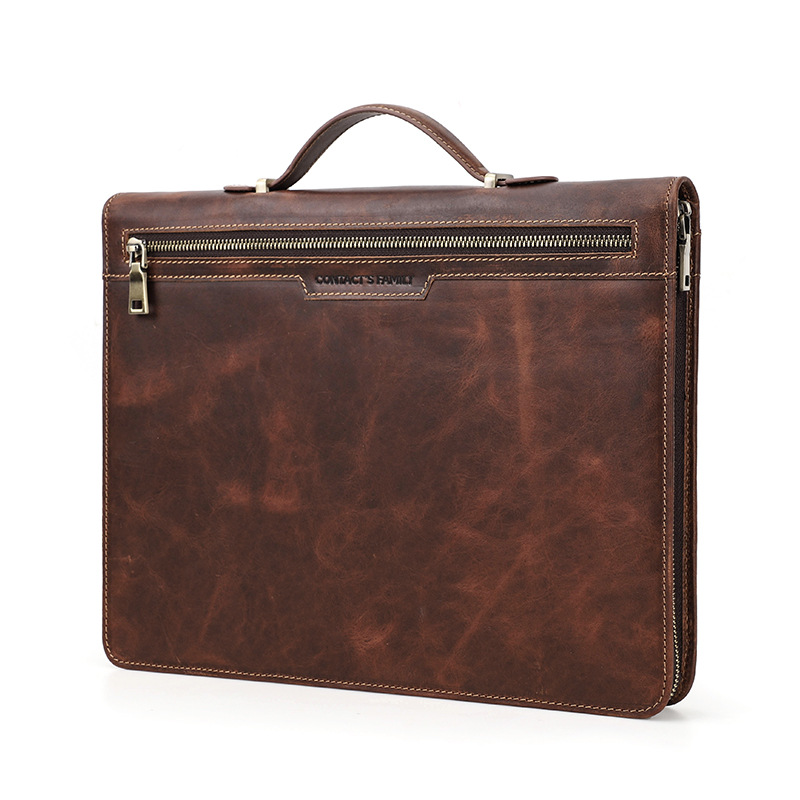Picture of Suitable for ipad pro12.9 cowhide protective case with airtag portable multifunctional apple flat case wholesale