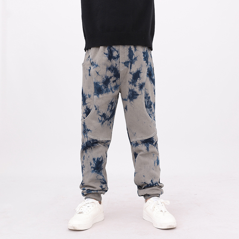 Picture of Autumn Children's Pants Korean Style New Children's Sports Long Pants Big Children's Pure Cotton Casual Anti-Mosquito Pants Children's Pants Wholesale