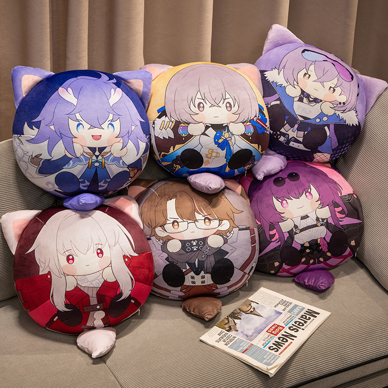 Picture of Xingqiong Railway Second Dimension Surrounding Kafka Pillow Drinking Yuejun Pendant Blade Jing Yuan Tuan Zi Silver Wolf Luo Cha Stop Cloud