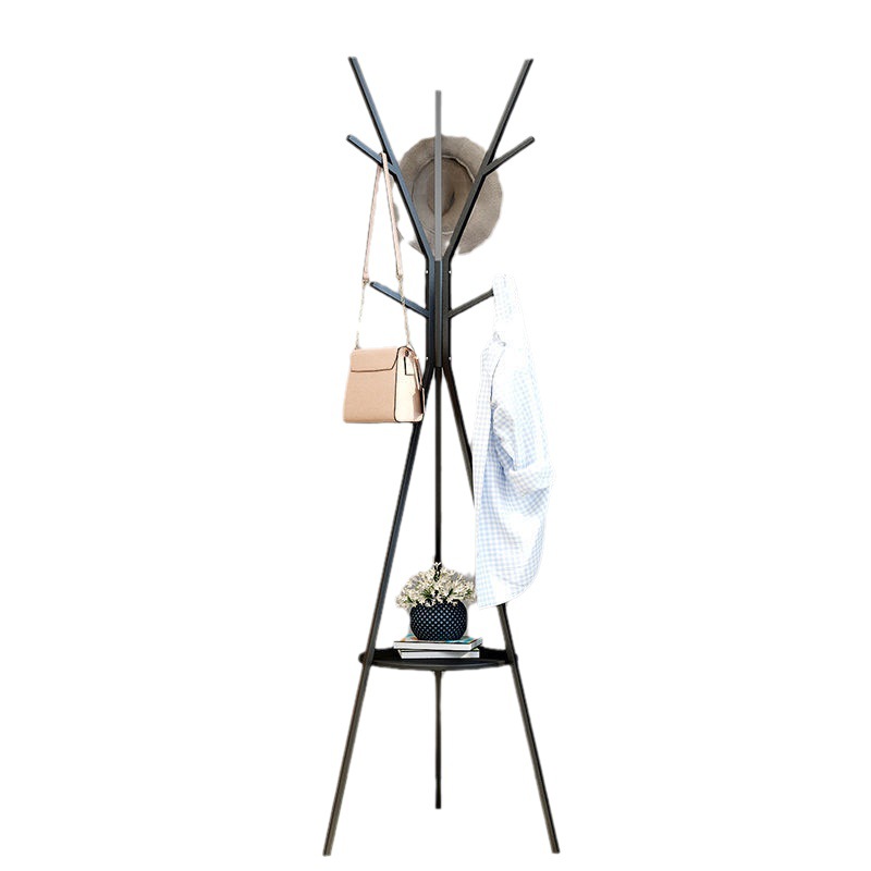 Picture of Nordic Branch Household Creative Coat Rack Bedroom Hanging Clothes Hat Rack Floor-to-Floor Iron Metal Simple