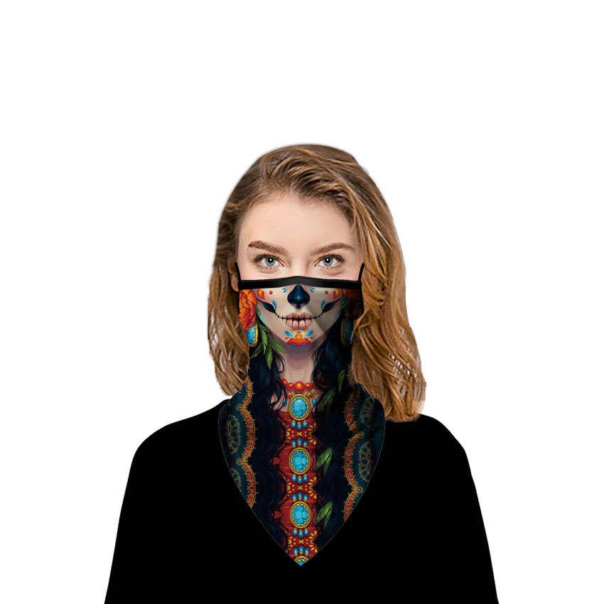 Picture of Summer Sun Protection Cycling Face Towel Milk Silk Breathable Outdoor Multifunctional Neck Scarf Couple Style Magic Face Towel Wholesale