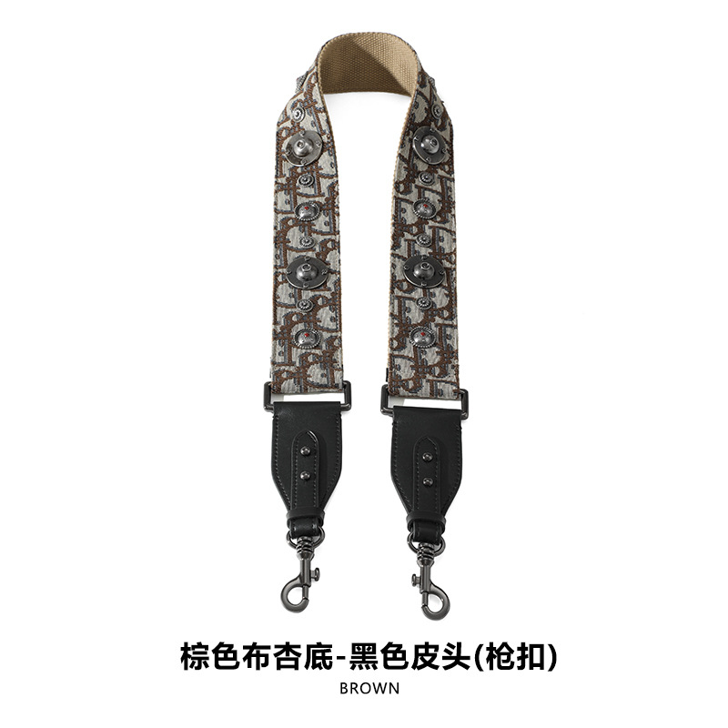 Picture of Mahuangshi MHS-F-66 Wide Bag with Canvas Shoulder Strap Shoulder Crossbody Cowhide Bag Accessories Bag Strap Comfortable D