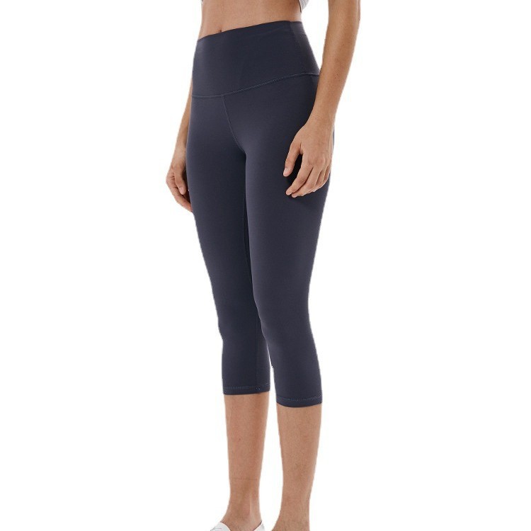 Picture of Summer Yoga Cropped Pants Running Fitness Quick-drying Sports Pants High Waist Slimming lulu Yoga Pants Women