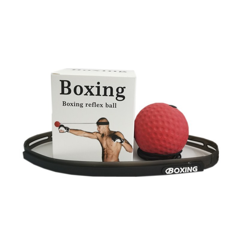 Boxing Speed Ball Sports Equipment Sweat Guide Belt Adjustable Head-Mounted Boxing Reaction Training Ball Warm-Up