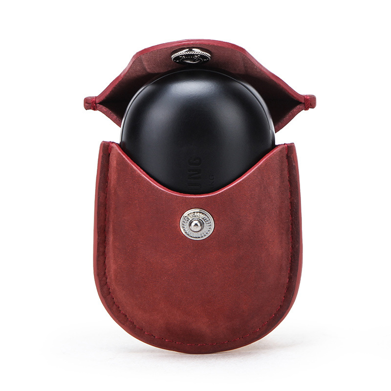 Picture of Suitable for Samsung Buds Cowhide Headphone Case, Simple Style Hook, Portable Bluetooth Headphone Protective Cover, Dropshipping