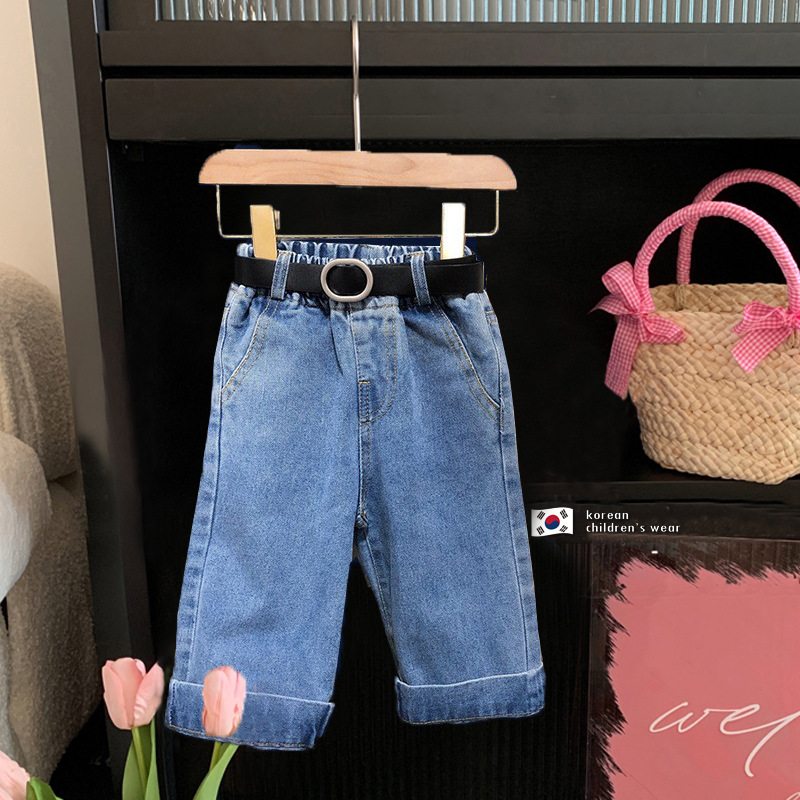 Picture of Girls' Shirt Children's Spring and Autumn Clothes Korean Style Western Style White Lace Shirt with Large Lapel for Baby Long Sleeve Top