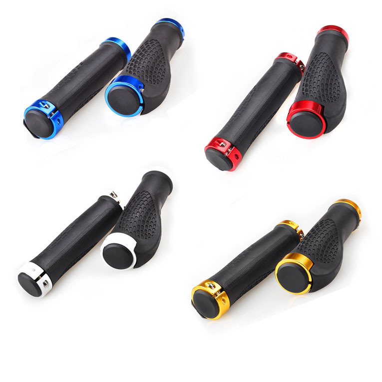 Picture of Bicycle Handlebar Cover Ergonomic Portable Installation Rubber Gloves Riding Equipment Multi-Color Mountain Bike Handle