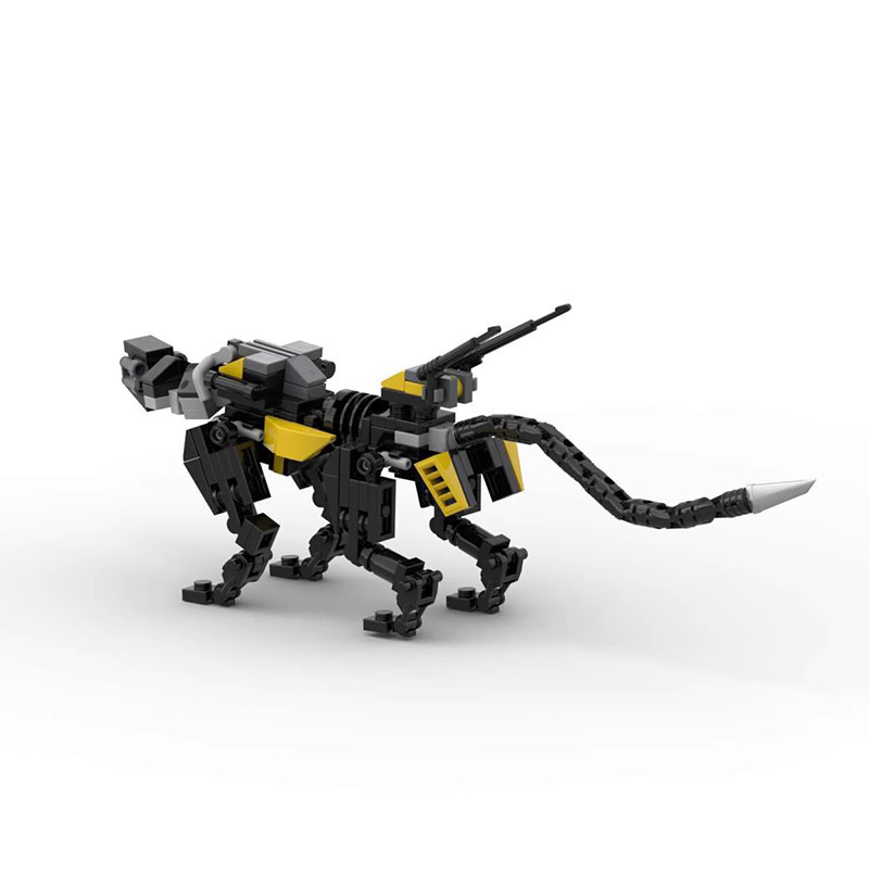 Picture of Cross-border MOC assembled building blocks compatible with Lego toy Horizon Zero Dawn tracker mechanical monster model