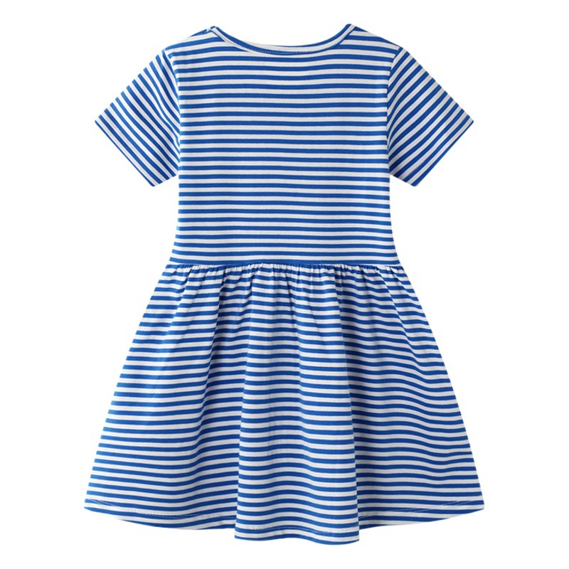 2025 New Girls Dresses Summer Dresses European and American Little Girls Fashionable Dresses Children's Princess Dresses One Piece Dropshipping