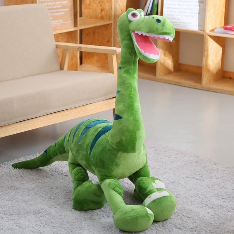 Picture of Dinosaur plush toy large doll sleeping pillow cute Ragdoll Boys Girls green Tyrannosaurus doll