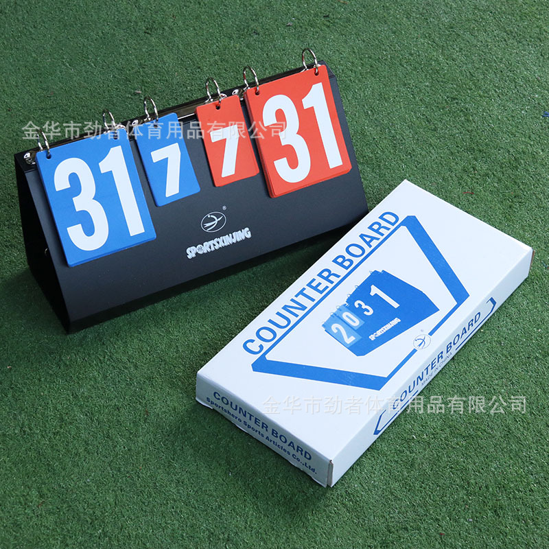 Picture of Scoreboard Soccer Game Portable Scoreboard Stand Scoreboard Football Replacement Card Basketball Multi-function Scoreboard