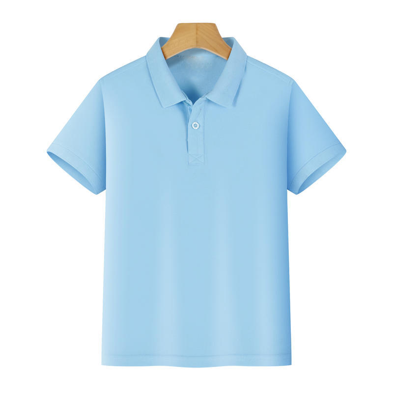 Picture of Children's lapel polo shirt custom kindergarten class uniform school uniform parent-child sports culture advertising shirt T-shirt logo