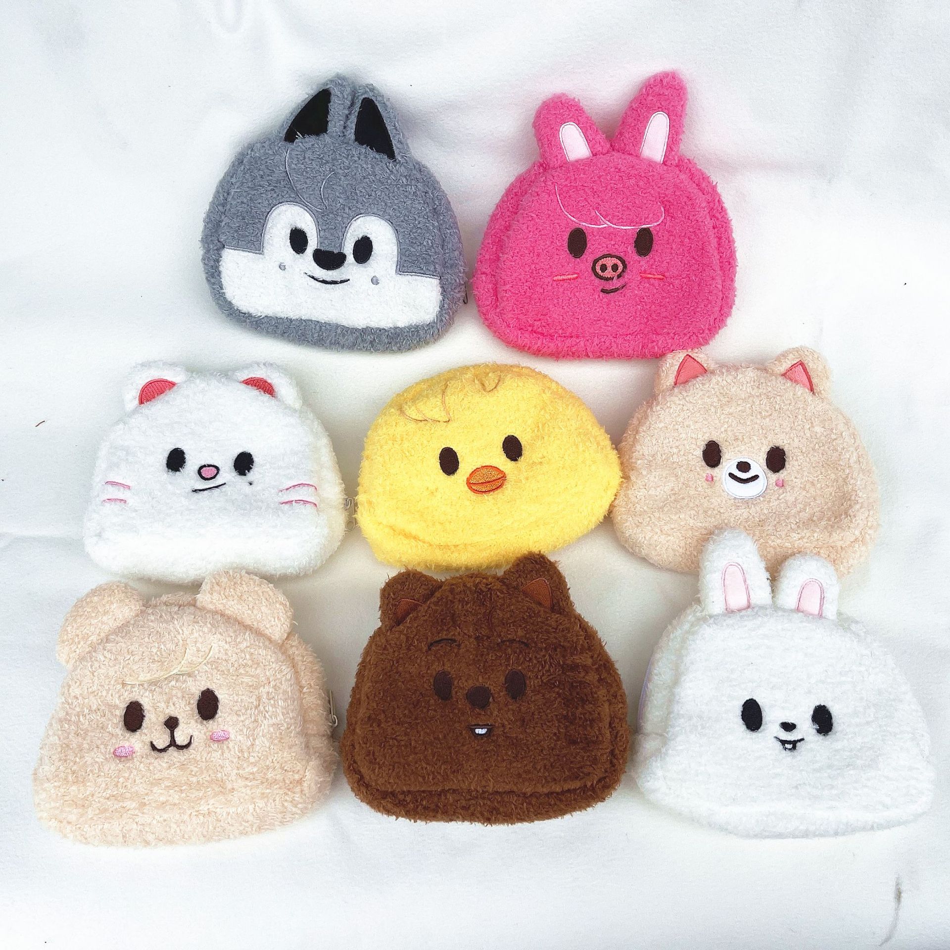 Picture of LoveSTAY SKZ'S Chocolate Factory Fluffy Pouch Storage Bag Cosmetic Bag