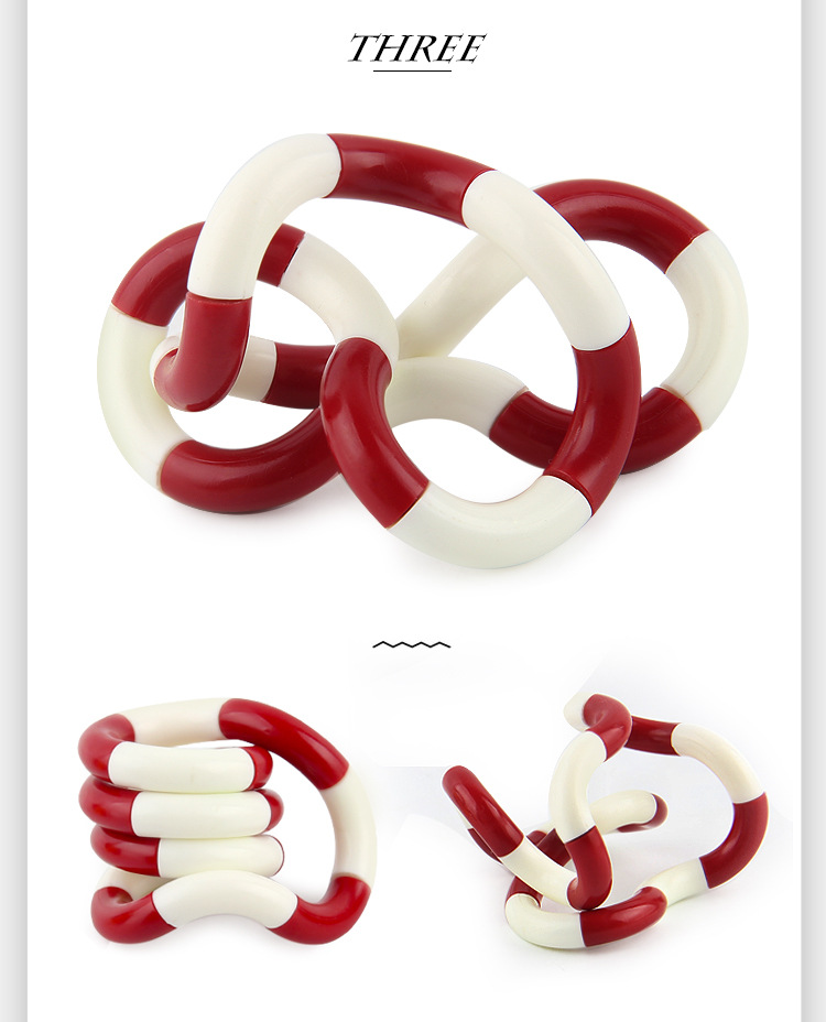 Picture of Adult Venting and Decompression Toy Set Toy Variety of Twisting Rope Decompression Chain Twisting Circle Winding Toy