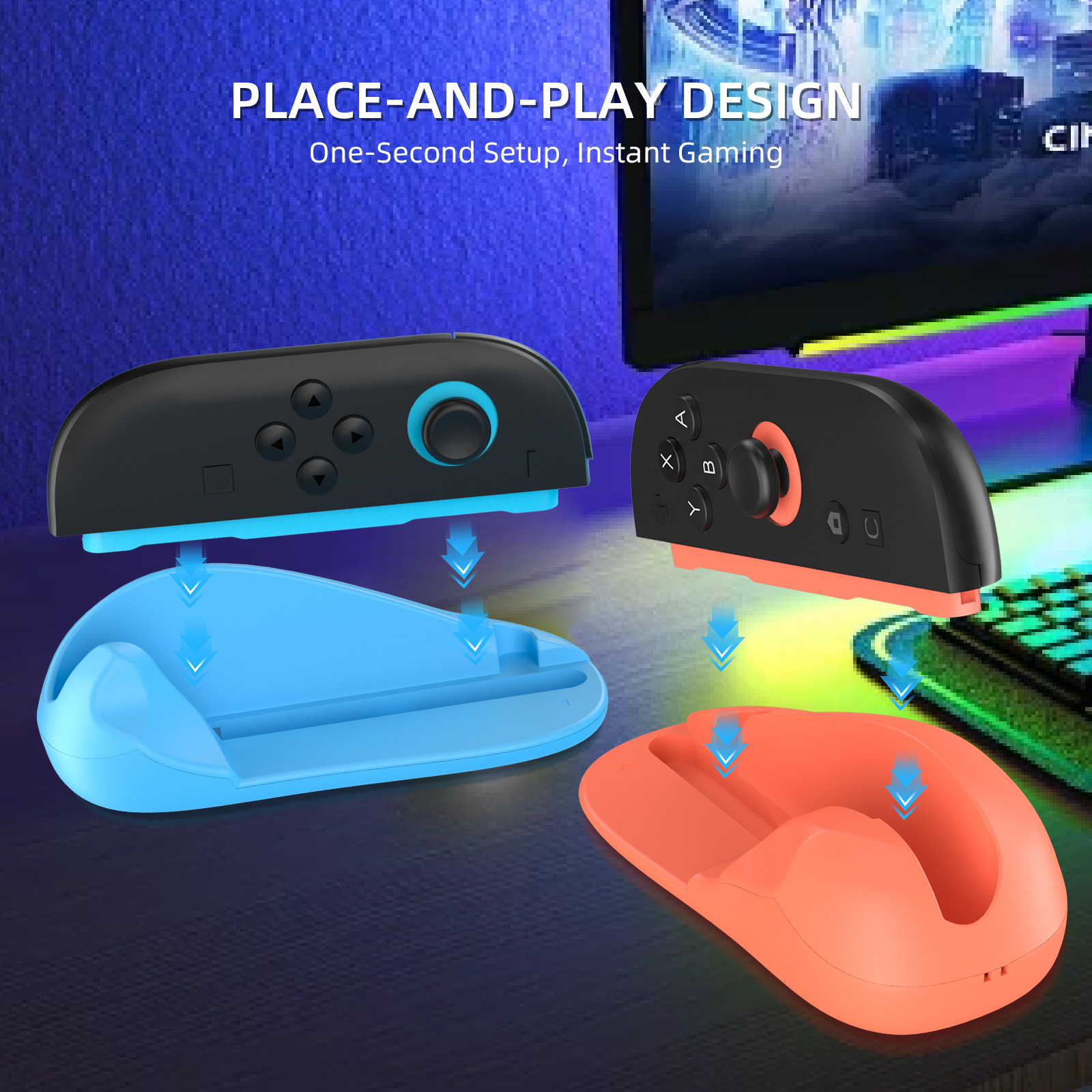 Picture of Switch2 Host Left and Right Handle Mouse Switch2 Small Handle Portable Mini Mouse Jys-Ns2296